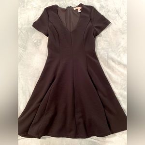 Anthropologie Fit + Flare little black dress